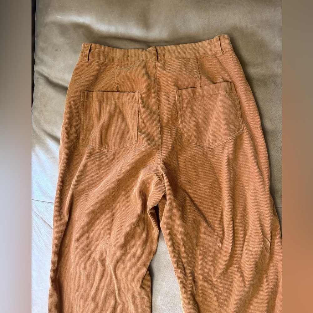 GB Orange Flare Corduroy Pants 100% Cotton 70s Hippie Women’s Size 11 - Picture 9 of 9